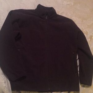 Devon & Jones Full Zip Fleece Size Large in Black